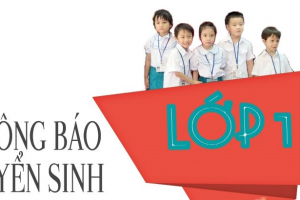 Thông báo tuyển sinh vào lớp 1 trường tiểu học Thanh Liệt