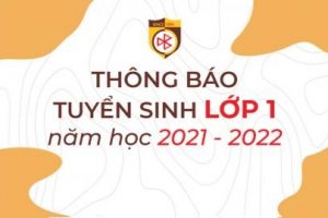 Kế hoạch tuyển sinh lớp 1 năm học 2021-2022 của trường TH Thanh Liệt