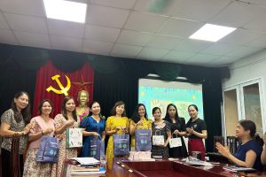 Ban chấp hành Công đoàn trường Tiểu học Thanh Liệt tổ chức sinh nhật tháng 7 + tháng 8 cho các đoàn viên công đoàn