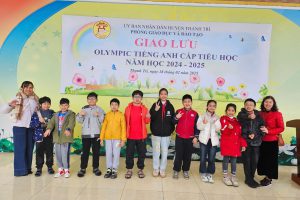 Học sinh trường tiểu học Thanh Liệt tham gia thi giao lưu Olympic tiếng Anh cấp Tiểu học