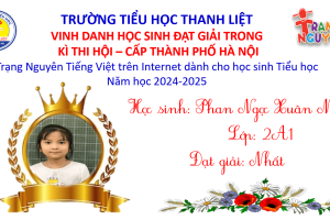 VINH DANH HỌC SINH KHỐI 2 THI TRẠNG NGUYÊN TIẾNG VIỆT CẤP THÀNH PHỐ