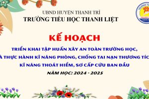 Kế hoạch  triển khai tập huấn xây an toàn trường học,  Và thực hành kĩ năng phòng, chống tai nạn thương tích Kĩ năng thoát hiểm, sơ cấp cứu ban đầu