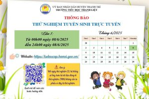 THÔNG BÁO TUYỂN SINH NĂM HỌC 2025 – 2026