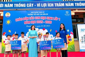 BUỔI CHÀO ĐÓN HỌC SINH LỚP 1 ĐẦY CẢM XÚC  TẠI TRƯỜNG TIỂU HỌC CHU VĂN AN – PHƯỜNG THANH LIỆT – NĂM HỌC 2025 – 2026