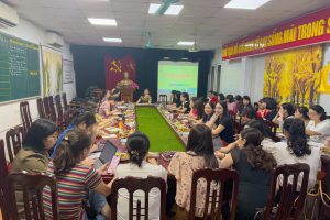 TRƯỜNG TIỂU HỌC CHU VĂN AN TỔ CHỨC  “ HỘI NGHỊ TRIỂN KHAI HƯỚNG DẪN THỰC HIỆN NHIỆM VỤ NĂM HỌC 2025 – 2026″