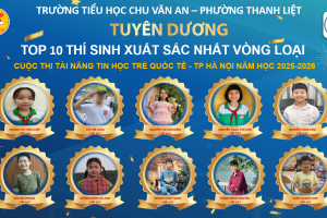 Vinh danh học sinh xuất sắc – Tỏa sáng trong sân chơi Tin học