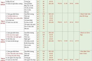 Thực đơn bán trú tuần 15 (Ngày 15/12 – 20/12/2025)