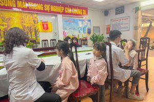 CHĂM SÓC SỨC KHỎE HỌC SINH – ƯU TIÊN HÀNG ĐẦU  TẠI TRƯỜNG TIỂU HỌC CHU VĂN AN