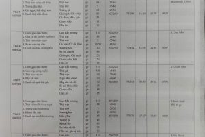 Thực đơn bán trú tuần 21 (Ngày 2/2/2026 – 7/2/2026)