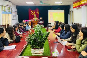 CHI BỘ TRƯỜNG TIỂU HỌC CHU VĂN AN TỔ CHỨC CHUYÊN ĐỀ QUÁN TRIỆT Ý NGHĨA, NỘI DUNG THAM LUẬN CỦA ĐOÀN ĐẠI BIỂU THÀNH PHỐ HÀ NỘI TẠI ĐẠI HỘI ĐẠI BIỂU TOÀN QUỐC LẦN THỨ XIV CỦA ĐẢNG