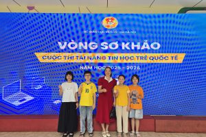 Học sinh trường tiểu học Chu Văn An tự tin hoà nhập quốc tế chinh phục đỉnh cao Tin học