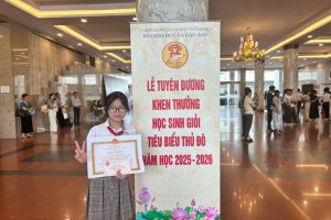 Tiếp nối truyền thống hiếu học, học sinh Chu Văn An ghi dấu ấn tự hào