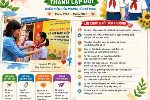 KỶ NIỆM 85 NĂM THÀNH LẬP ĐỘI THIẾU NIÊN TIỀN PHONG HỒ CHÍ MINH 15/5/1941-15/5/2026