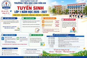 THÔNG BÁO TUYỂN SINH NĂM HỌC 2026 – 2027