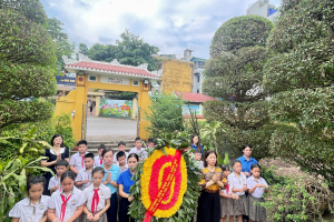 TRƯỜNG TIỂU HỌC CHU VĂN AN- PHƯỜNG THANH LIỆT ĐỜI ĐỜI NHỚ ƠN CÁC ANH HÙNG LIỆT SĨ