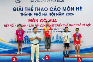 Dấu ấn rực rỡ của học sinh Trường Tiểu học Chu Văn An, phường Thanh Liệt, thành phố Hà Nội tại các giải đấu Cờ vua năm 2026.